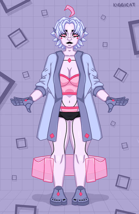cyberpunk ripperdoc original character, named Zenni