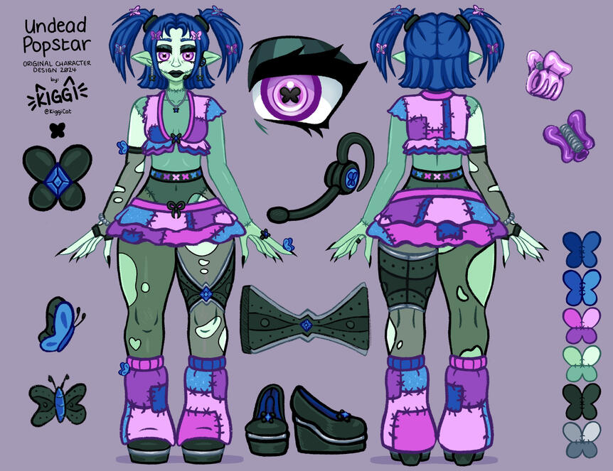 zombie popstar original character